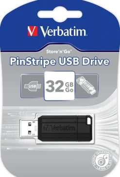 USB 2.0 Store 'n* Go Pin 32GB, Black