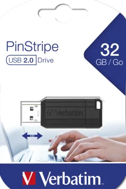 USB 2.0 Store 'n* Go Pin 32GB, Black