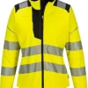 Varselsoftshell dam PW381 Hi-vis kl 2 M