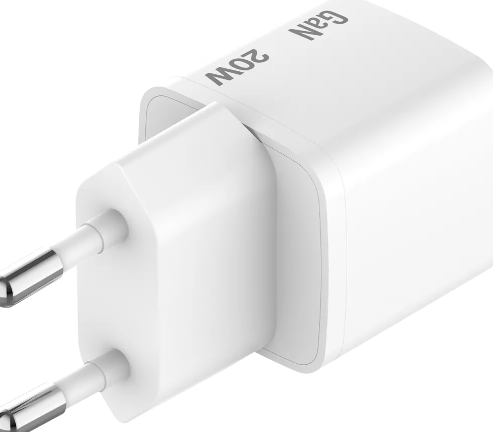 Verbatim Mini GaN Charger 20W EU bundle with USB-C cable