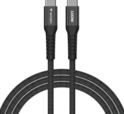 VERBATIM Sync N Charge USB C-USB C 100W Magnetic 1.2m Black