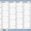 Väggkalender Väggblad A4 26/27