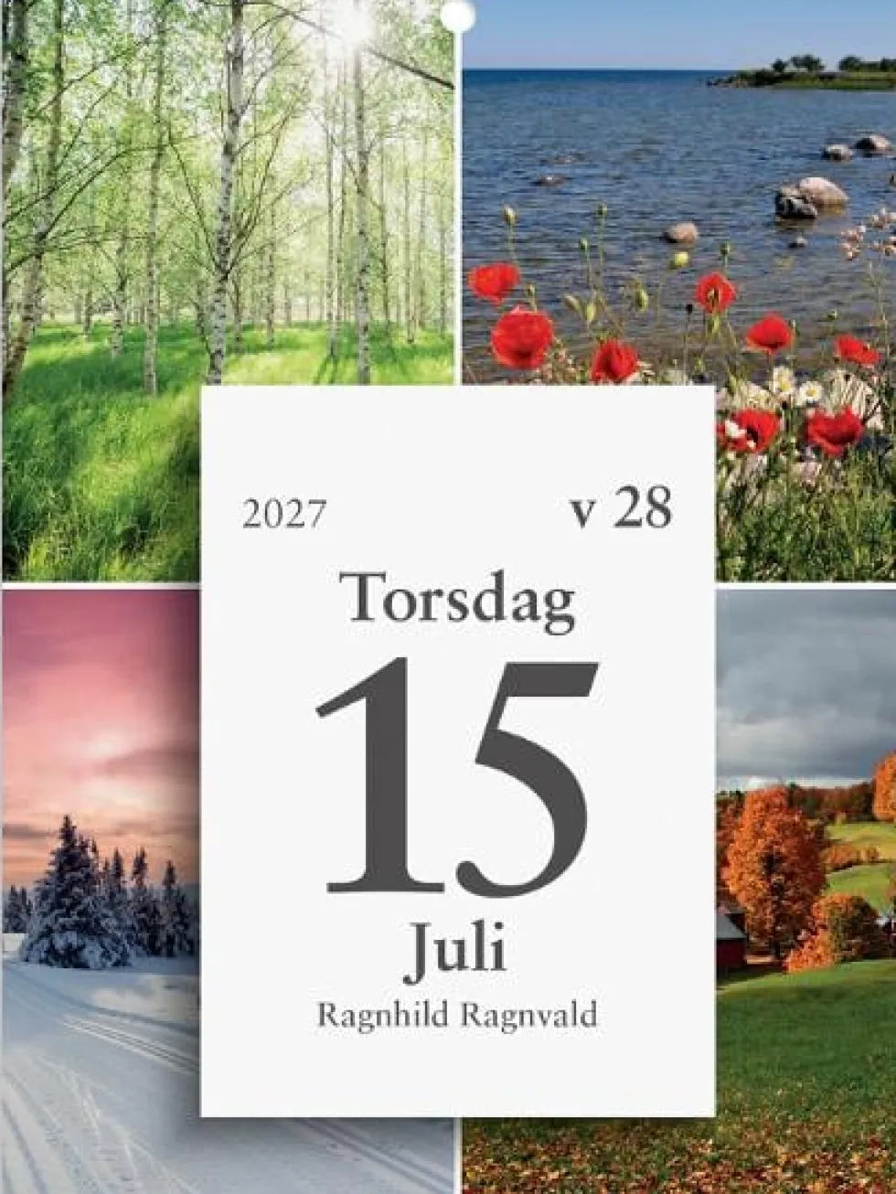 Väggplån med dagblock Årstiderna 2027