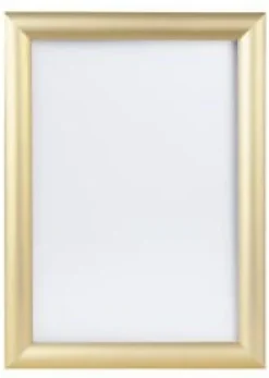 Väggram A4 25mm guld