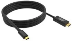 VISION - Adapterkabel - USB-C hane till HDMI hane - 2 m - svart
