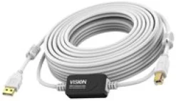 VISION Professional installation-grade USB 2.0 active cable