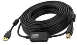 VISION Professional installation-grade USB 2.0 active cable