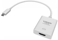 VISION Professional installation-grade USB-C to HDMI adapter