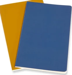Volant Journal Olinjerad Large Blå & Gul 2-Pack