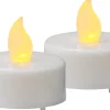 Värmeljus LED-ljus 2/fp