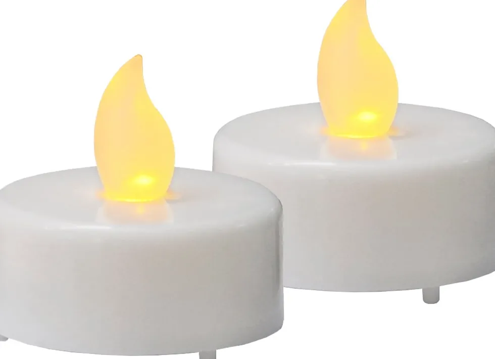 Värmeljus LED-ljus 2/fp