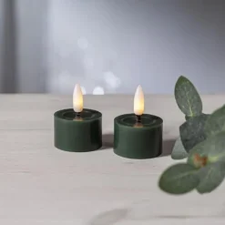 Värmeljus STAR T LED Flow grön 2/fp
