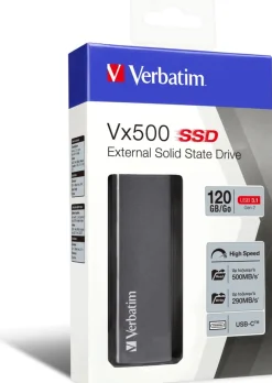 VX500 External SSD USB 3.1 G2 120GB, Silver