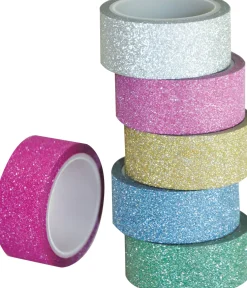 Washitape glitter 6/fp