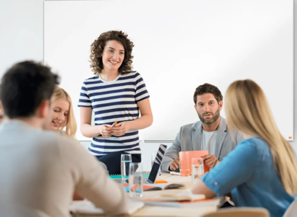 Whiteboard NOBO Imp Pro Emalj 70'