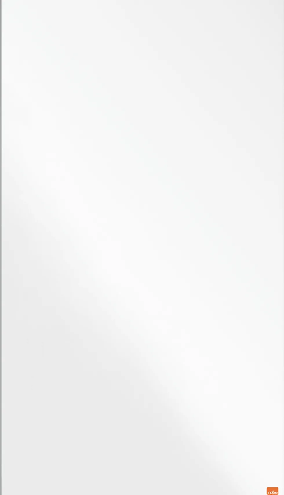 Whiteboard NOBO Imp Pro Emalj 70'