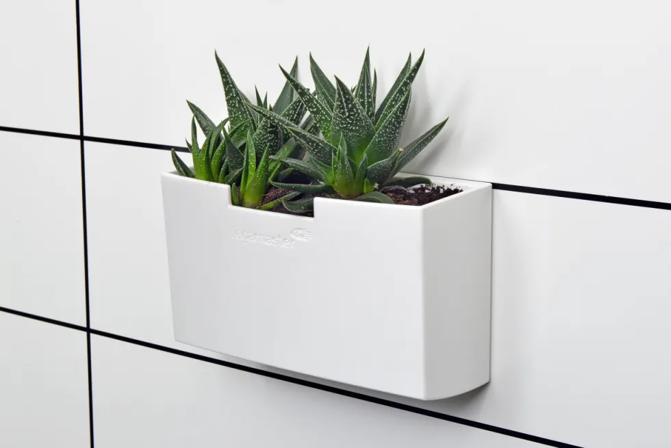 Whiteboard tillbehörsbox vit