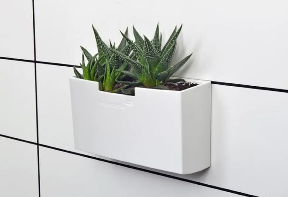 Whiteboard tillbehörsbox vit