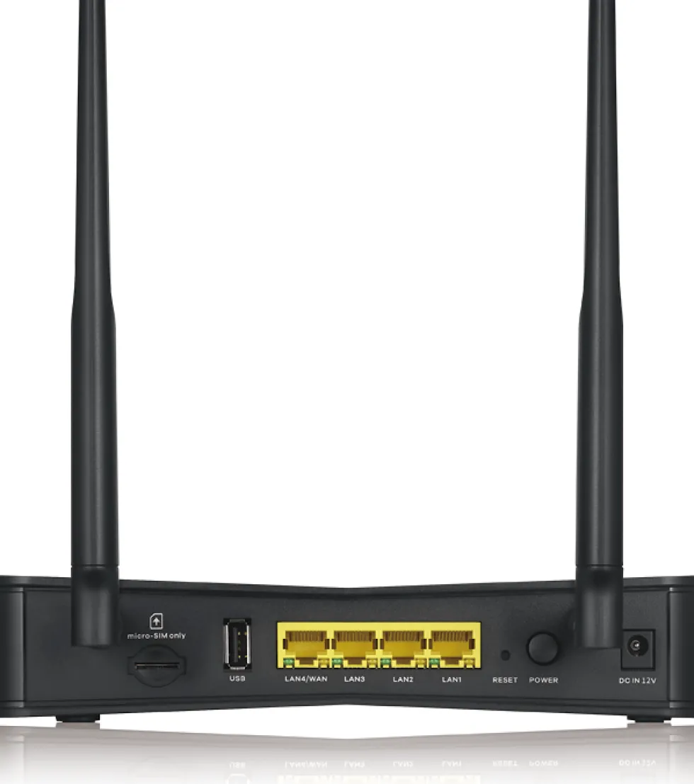 Zyxel LTE3301-PLUS - Trådlös router - WWAN 4-ports-switch - 1GbE